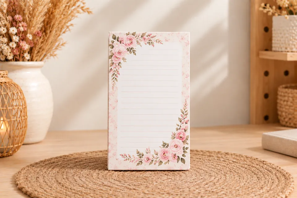 Agenda — Bloco Notas Floral