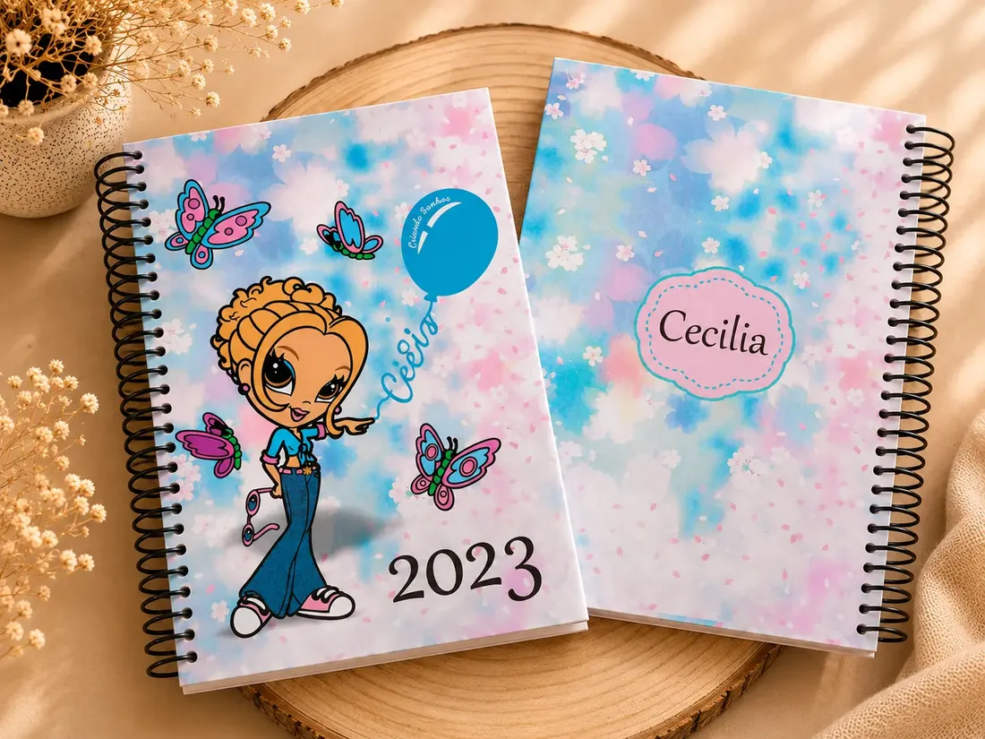 Agenda — Boneca Fashion Azul (2)