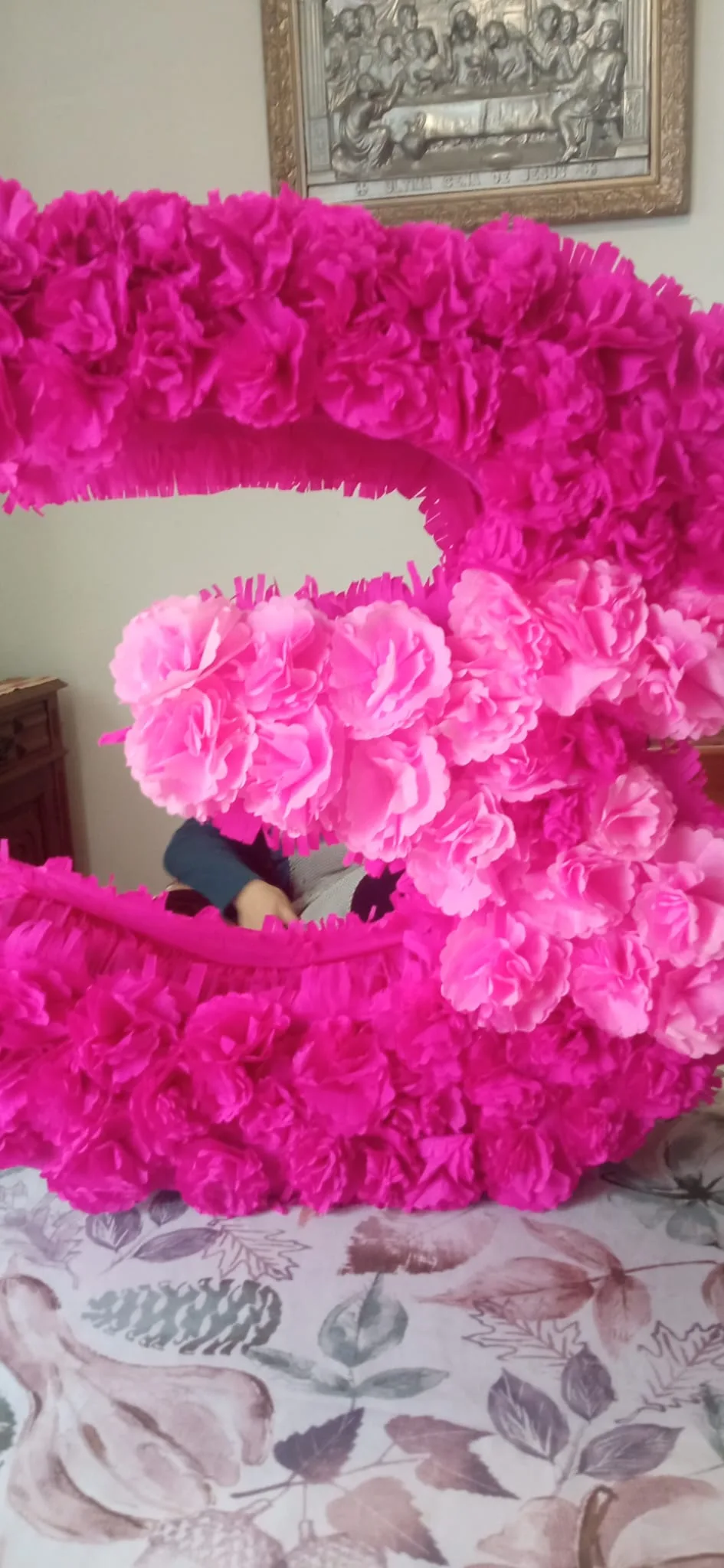 Piñata Flores Rosa